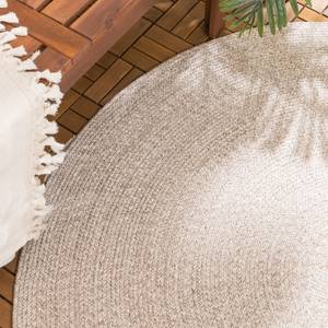 In- & Outdoor Jute Teppich R Bali Beige - 200 x 200 cm