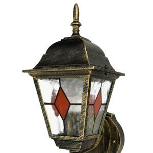 Wandlampe SALZBURG Gold - Graumetallic - 15 x 37 x 20 cm