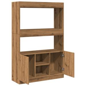 Highboard DE5616 Braun - Holzwerkstoff - 33 x 140 x 92 cm