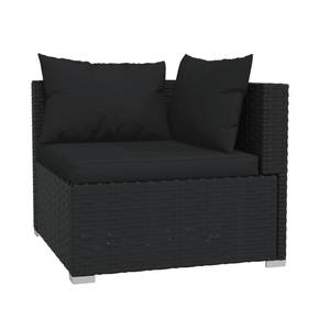 Garten-Lounge-Set (6-teilig) 3013632-19 Schwarz