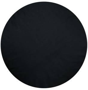 Bettwäsche Uni schwarz 135 x 200 cm Schwarz - Textil - 135 x 4 x 200 cm