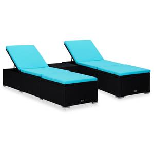 Chaise longue Bleu clair