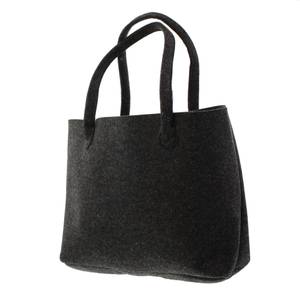 Filztasche Stern Schwarz - Textil - 46 x 29 x 12 cm