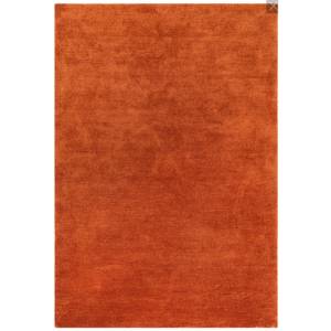 Tapis de salon moderne tissé plat LOU Orange - 200 x 290 cm