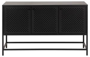 Sideboard Newcastle Schwarz - Metall - 125 x 75 x 40 cm