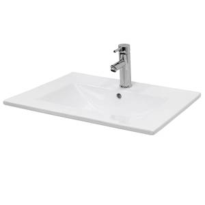 Vasque 610x465x175mm blanc Blanc - Céramique - Métal - 47 x 18 x 61 cm
