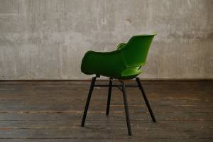 Chaise ZAJA, exclusive,en cuir véritable Chaise ZAJA de KAWOLA, chaise de salle à manger exclusive, cuir véritable couleur vert - Vert