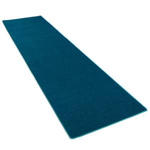 Hochflor Velours Läufer Teppich Luna Hochglanz Petrol - 80 x 320 cm