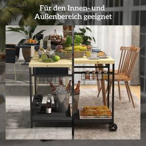 Servierwagen 84G-420V00ND Braun - Metall - 65 x 81 x 98 cm