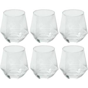 Verre en forme diamant 30 cl (Lot de 6) Verre - 1 x 9 x 1 cm