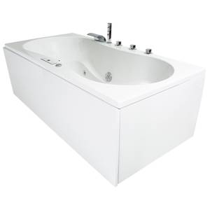 PREMIUM Indoor Whirlpool Palma Weiß - Kunststoff - 90 x 62 x 190 cm