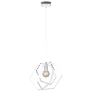 Lampe à suspension HELIN Blanc - Métal - 35 x 120 x 35 cm