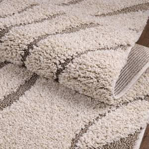 Tapis shaggy POUDA 80x150 beige Beige - 80 x 150 cm