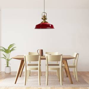 Pendelleuchte Asletl Vintage Lampe Rot