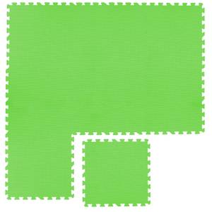 8 Poolmatten mit T-Muster Grün
