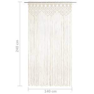 Vorhang 3004751 Weiß - Textil - 140 x 1 x 240 cm