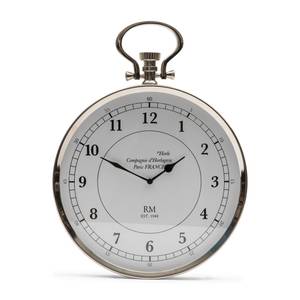 RM Prosper Clock Uhren Silber - Holzwerkstoff - Glas - Metall - Massivholz - 47 x 5 x 36 cm