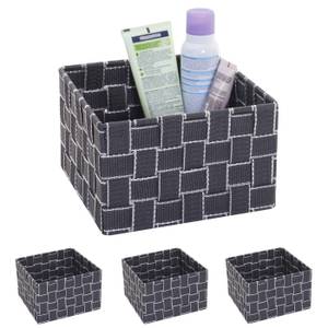 Panier de rangement C37 (4 pcs) Gris