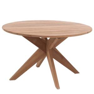 Table de jardin Java Marron - Bois massif - 135 x 78 x 135 cm