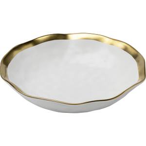 Assiettes creuses Bell (lot de 2) Blanc - Porcelaine - 20 x 5 x 20 cm