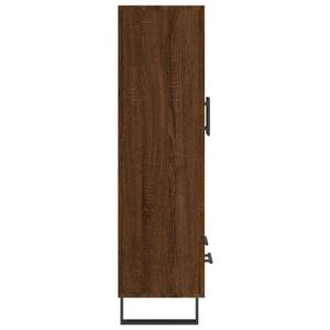 Highboard DE9410 Eiche Schwarzbraun Dekor