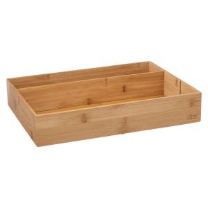 Kosmetik-Organizer BAMBOO, 3 Fächer Braun - Bambus - 38 x 7 x 28 cm