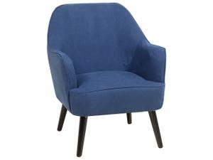 Fauteuil LOKEN Noir - Bleu - Bleu marine