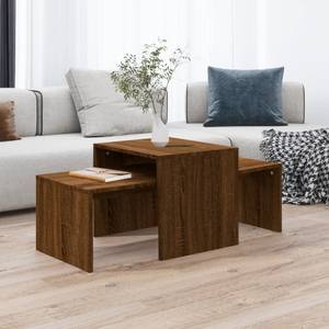 Couchtisch D473 Eiche Schwarzbraun Dekor