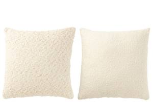 Kissen Winter Sands (2er Set) Beige - Textil - 45 x 12 x 45 cm