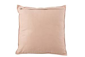 Kissen Kyoto Bloom Pink - Echtleder - Textil - 44 x 13 x 44 cm