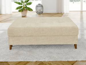 Wohnlandschaft und Hocker Sindre Beige