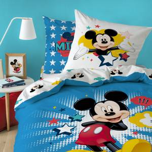 Bettwäsche Disney's Mickey Mouse Blau - Textil - 135 x 200 x 1 cm