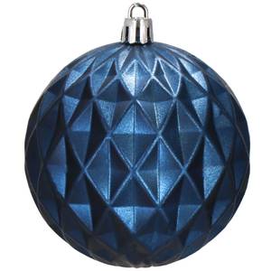 Weihnachtsbaumkugeln 30-teiliges Blau - Kunststoff - 8 x 8 x 8 cm