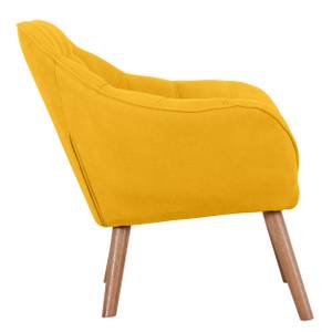 Fauteuil Simba Jaune - Textile - 83 x 76 x 74 cm