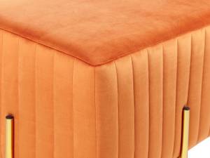 Hocker DAYTON Gold - Orange - 93 x 42 cm