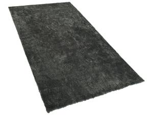 Tapis à poil long EVREN Gris foncé - Gris - 80 x 80 x 150 cm