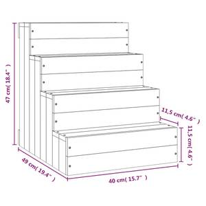 Hundetreppe 3017380 Holz - 49 x 47 cm