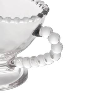 Kristall-Perlen-Milchkanne Glas - 8 x 9 x 13 cm