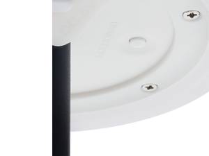 2x Solar Tischlampe ohne Strom Kabel USB Schwarz - Weiß - Metall - Kunststoff - 17 x 25 x 17 cm