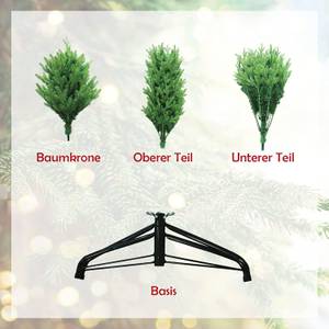180cm Künstlicher Weihnachtsbaum Grün - Kunststoff - 98 x 180 x 98 cm