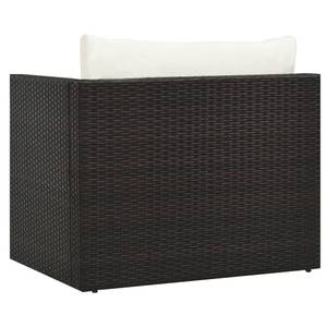 Garten-Lounge-Set 3003524 (5-teilig) Braun - Metall - Polyrattan - 40 x 48 x 74 cm