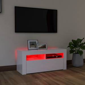 Meuble tv 3008758 Blanc brillant