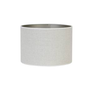 Lampenschirm Saverna Weiß - Textil - 40 x 30 x 40 cm