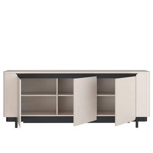 Sideboard Vicente 4 Beige - Holzwerkstoff - 205 x 78 x 45 cm