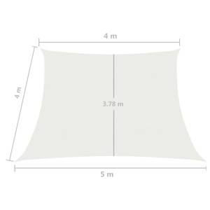 Voile d'ombrage 3006398-4 Blanc