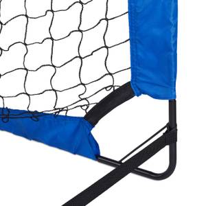 Cage de foot avec sac de transport Noir - Bleu - Blanc - Matière plastique - Textile - 195 x 115 x 115 cm