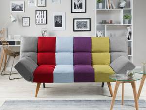 3-Sitzer Sofa INGARO Blau - Grau - Grün - Hellblau - Multicolor - Eiche Hell - Rot