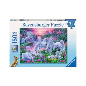 Puzzle Einhörner bei Sonnenuntergang Papier - 24 x 4 x 34 cm