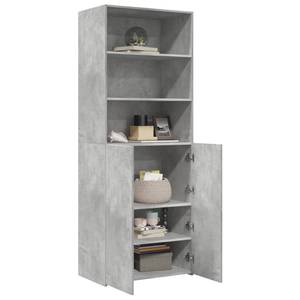 Highboard DE8839 Grau - Holzwerkstoff - 43 x 185 x 70 cm