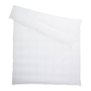 housse de duvet SATIN-SEERSUCKER Blanc - 160 x 240 cm